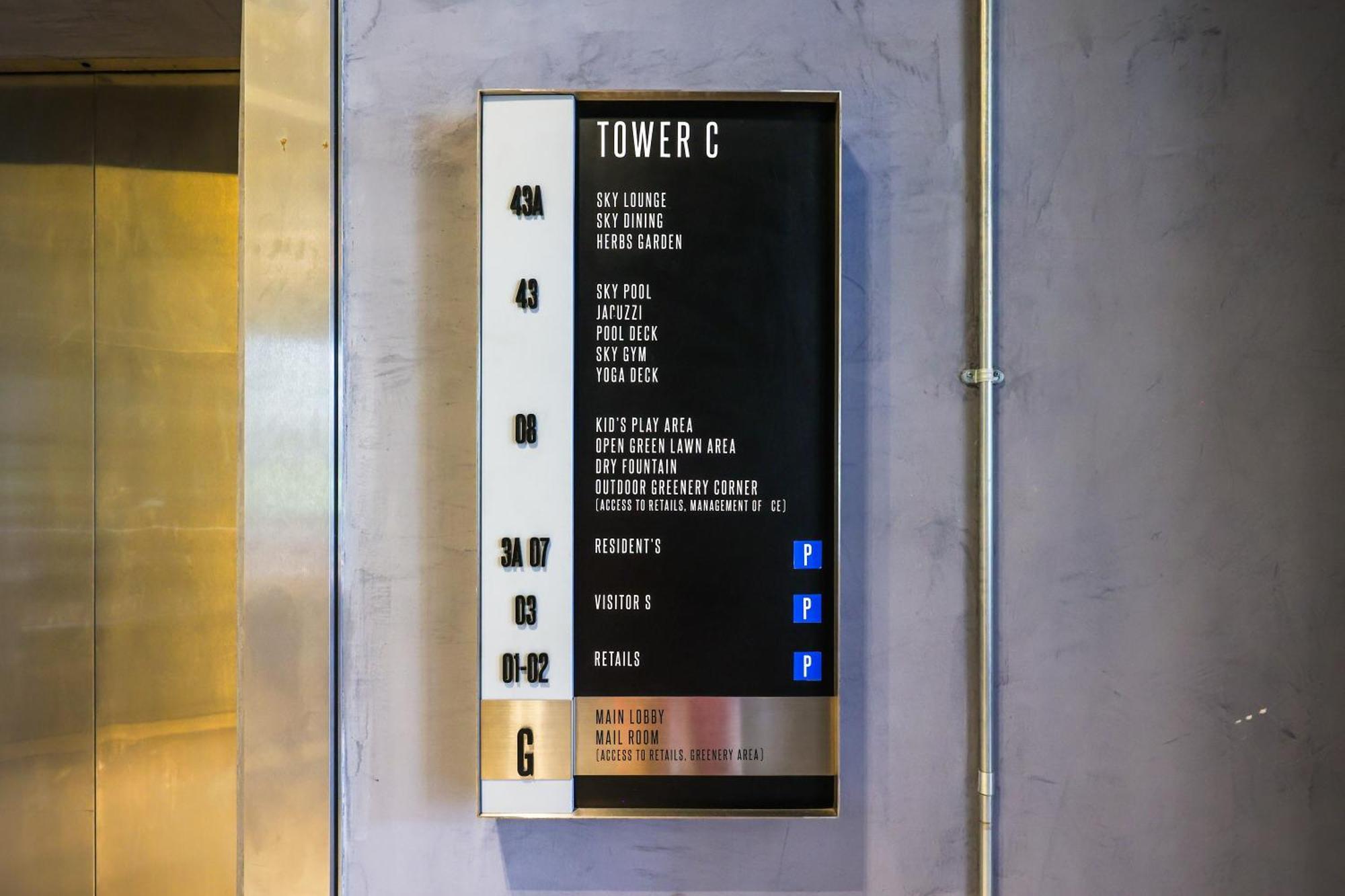 Millerz Square By Mykey Lägenhet Kuala Lumpur Exteriör bild Elevator directory