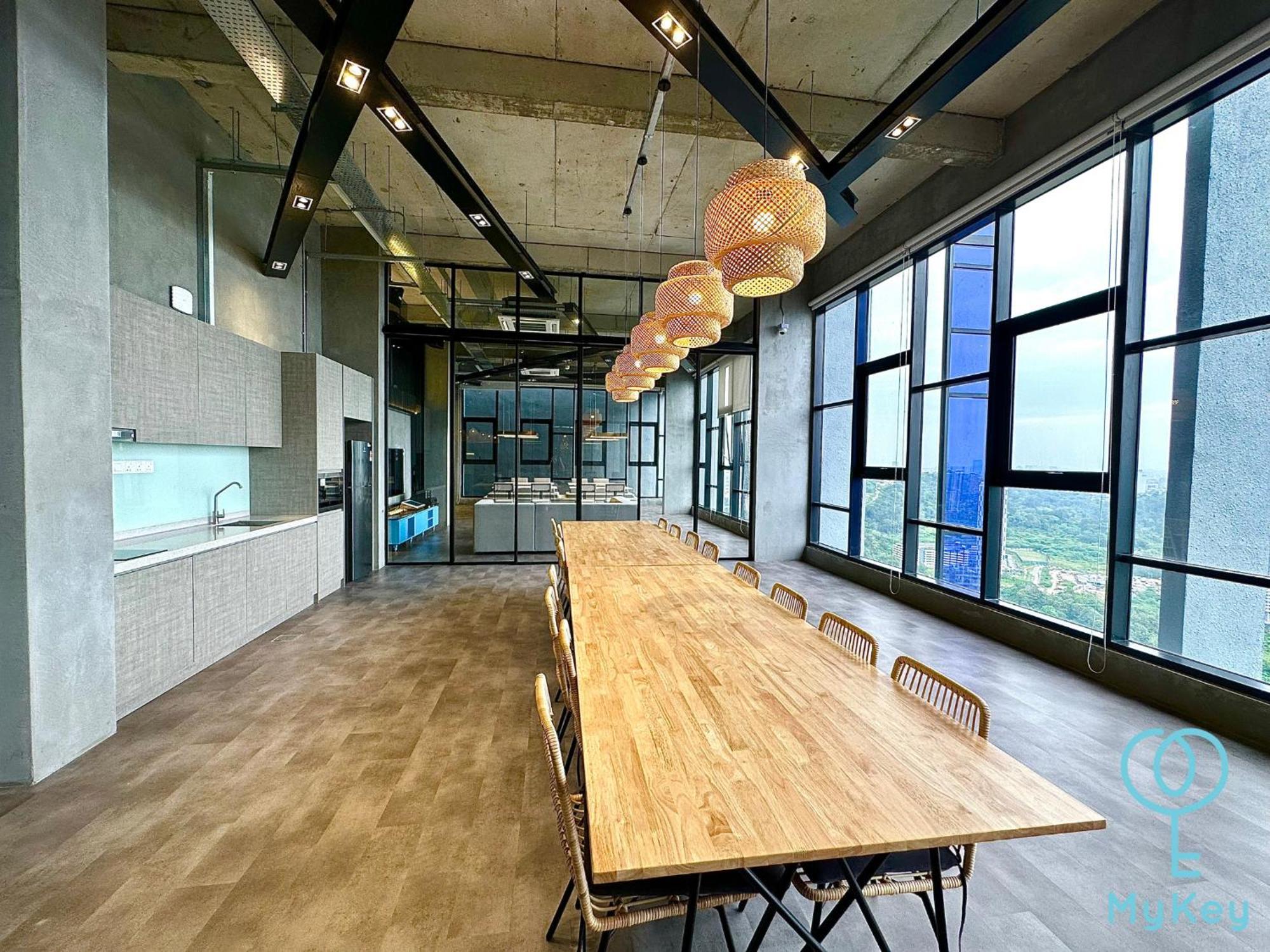 Millerz Square By Mykey Lägenhet Kuala Lumpur Exteriör bild The kitchen at the 30th floor